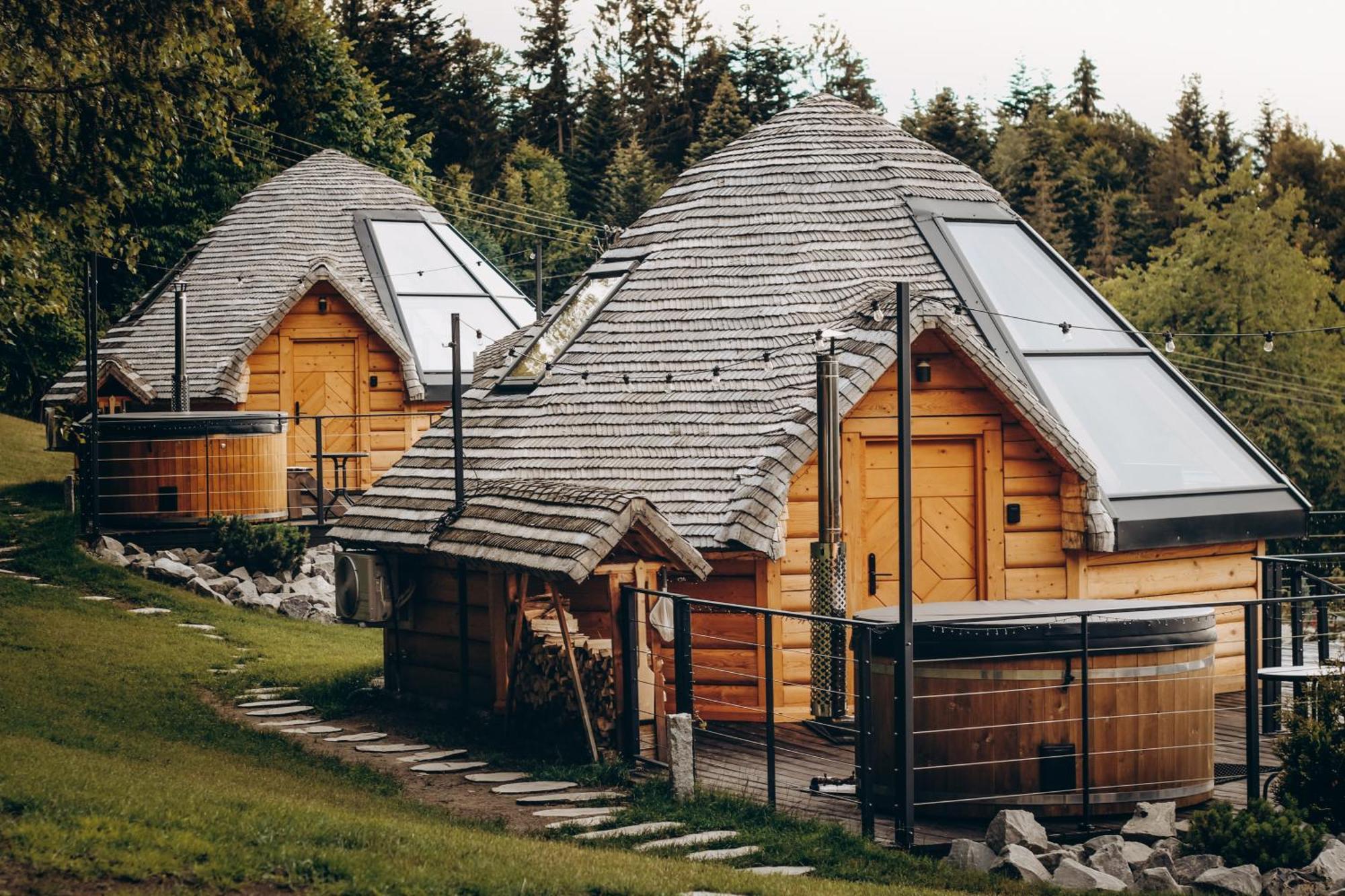 Osada Poli Koniakow - Panoramiczny Domek Nr 2 Z Prywatna Balia I Hydromasazem Buitenkant foto